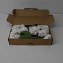 PARTY JOY 12PCS 15.4In Artificial Hydrangea Silk Flowers Bouquet Faux Hydrangea Stems for Wedding Centerpieces Home Decor (White,12pcs)