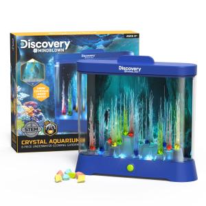 Discover Crystal Aquarium, Grow Colorful Cave-Like Crystal Formations, Science Experiments for Kids 8+