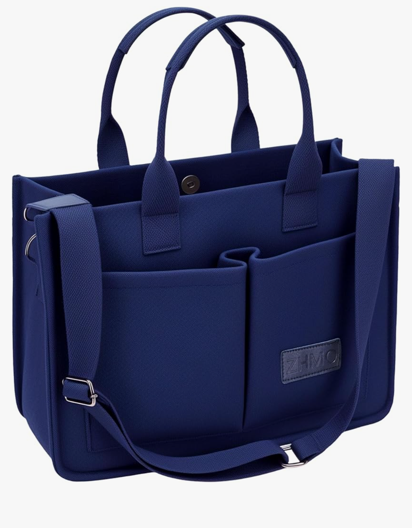 Canvas Tote Bag for Women,Women's Bags Crossbody Bags Work Laptop Tote Bag Large Handbags Purse for Travel Nurse Teacher