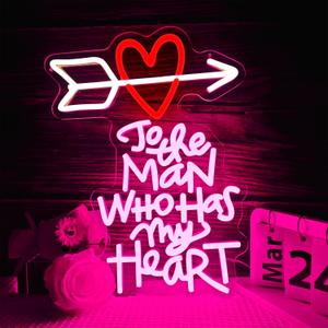 Lulkod Valentine's Day Neon Sign Sweet Love Valentine Neon Sign Design Suitable For Couples Dating, Home Decoration, Making Every Corner Full Of Romance