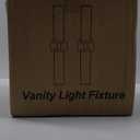 Wall Sconces Set of Two, Hardwired Brushed Gold Bathroom Sconces Wall Lighting with Clear Glass, Modern Sconces Wall Decor Set of 2 Bathroom Light fixtures for Mirror Hallway (Bulbs Not Included)