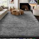 Ophanie Upgrade 8x10 Rugs for Living Room, Grey, Fluffy Shaggy Soft Area Rug, Gray Non-Slip Indoor Floor Carpet for Bedroom, Kids Baby Boys Teen Dorm Home Decor Aesthetic, Nursery
