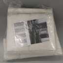 LAMIT Linen Semi Sheer Curtains 96 inch Length 2 Panels Set, Cream Ivory Light Filtering Panels Back Tab and Rod Pocket Floor to Ceiling Curtains for Bedroom/Living Room, Natural, 52 x 96 Inch