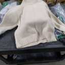 Women's High-Necked Thick Sweater Sweater Loose Knit Long-Sleeved Bottoming Shirt, Size S