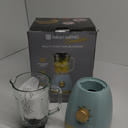 West Bend Timeless 5 Speed Multi-Function Blender, 48 oz Glass Jar, with Travel Cup