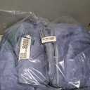 16 Pack Microfiber Bath Towels Bulk 27'' x 60'' Oversized Size Bath Towel Highly Absorbent Extra Large Soft Drying for Shower Beach Winter Salon Sport Gym Party (Diamond,Light Grey) (Haze Blue)