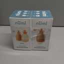 2 x Nmi Reusable Baby Silicone Food Pouches 2 Pack - Refillable Food Storage for Kids,Baby - Squeeze Pouch Washable Refill - for Yogurt Applesauce and More for Babies/Toddlers, Simple Modern up to 5oz (Orange)