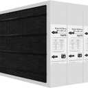 X6675 Merv 16 Air Filter 20x25x5 Efficient Air Filter Compatible with Lennox X6675 and Lennox HCC20-28 Furnace HVAC System, Part Number HCF20-16, 3 Pack