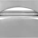 Stardrix Stainless Steel Toilet Seat Cover Dispenser, Wall Mount Single or 1/2 Fold Large Capacity Toilet Seat Covers Holder for Commercial and Residential, Brushed
