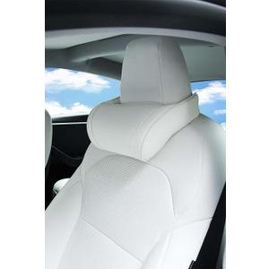 Car Neck Pillow with Memory Foam Comfortable Ergonomic Design Seat Neck Support Headrest Softness Car Pillow Cushion for Driving, Universal Fit, 1 Piece