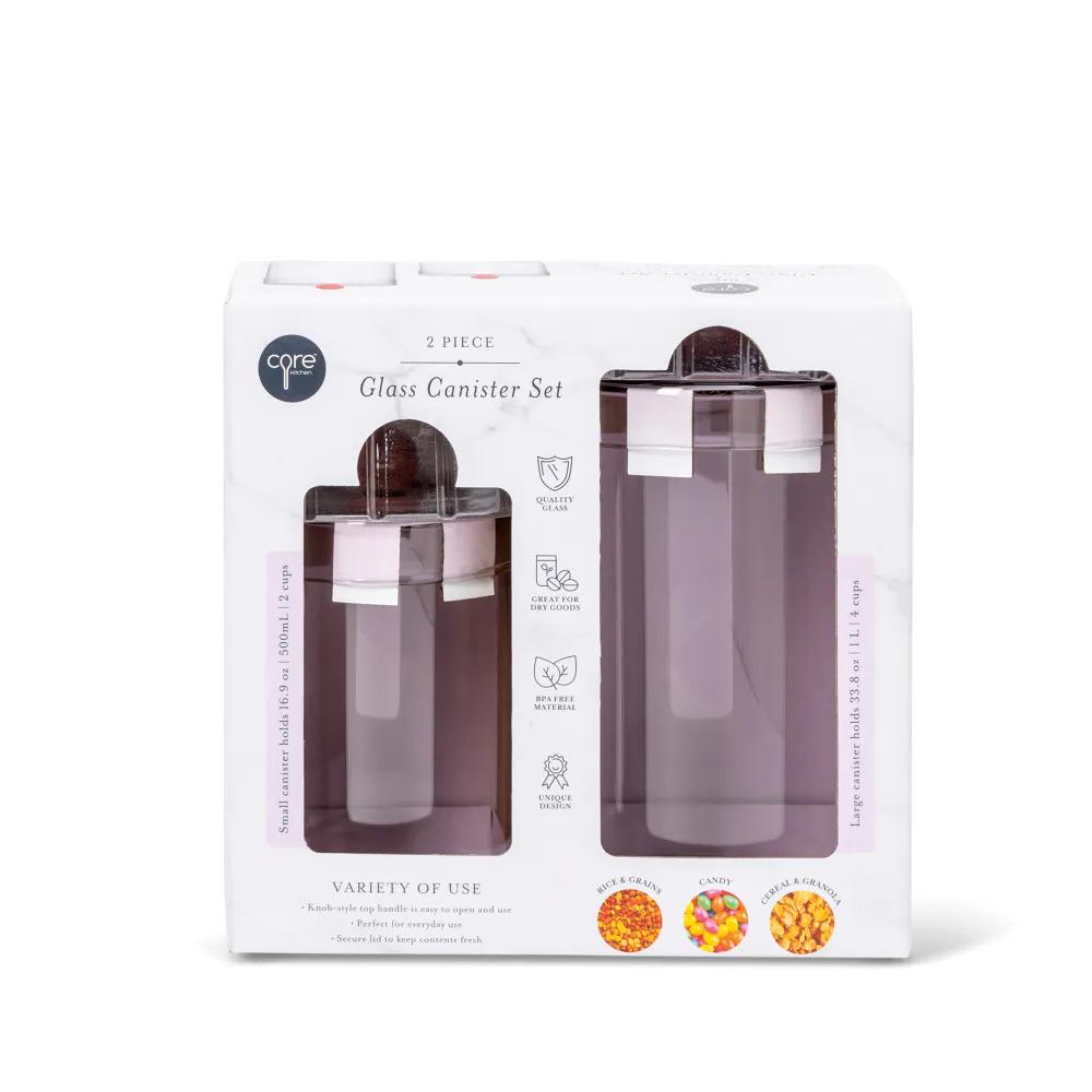 Core Glass Canister - Red