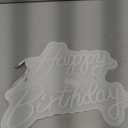 Happy Birthday Neon Signs for Party Decor Dimmable LED Birthday Neon Light for Wall Decor Light Up Happy Birthday Led Signs for Backdrop Birthday Any Ages Bday Celebration Decoration, White