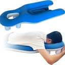 Face Down Pillow After Eye Surgery Prone Donut Pillow for Head Sleeping on Stomach Retinal Detachment Vitrectomy Recovery Equipment Face Support Breathe Easy Prone Cushion Pillow (Blue)