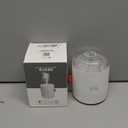 Portable Mini Humidifier, 500ml Small Cool Mist Humidifier, USB Personal Desktop Humidifiers for Baby Bedroom Travel Office Home, Auto Shut-Off, 2 Mist Modes, Super Quiet, White