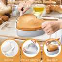 3 x 6 Inch Heart Shaped Cake Pan with 50 Pieces Parchment Paper,Non-stick Aluminum Heart Cake Pan Baking Tin for Birthday Wedding