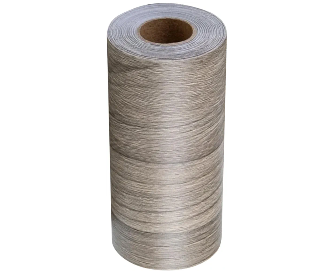 Peel and Stick Wall Paper Border 6 Inch x 197 Inch Wood Grain Decorative Mirror Border Waterproof Skirting Waistline for Kitchen Bathroom (Light Wood Grain)