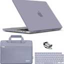 IBENZER Case for MacBook Pro 14 Inch 2026 2025 2024 2023 2022 2021 M5 M4 M3 M2 M1 A3434 A3112 A3185 A3401 A2918 A2992 A2779 A2442 Pro/Max, Hardshell Case&Sleeve&KeyboardCover&Type-C,Gray,T14LVGY+3