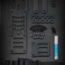 Tactical Modular Holster Adapter with QLS kit, Drop Leg Holster Platform with Leg Strap Police Gear