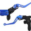 Windance 7/8" 22mm Motorcycle Handlebar Brake Master Cylinder Clutch Lever Fit for Honda Kawasaki Suzuki Yamaha, Aluminum Alloy Left Right Brake Lever Pump (Blue)