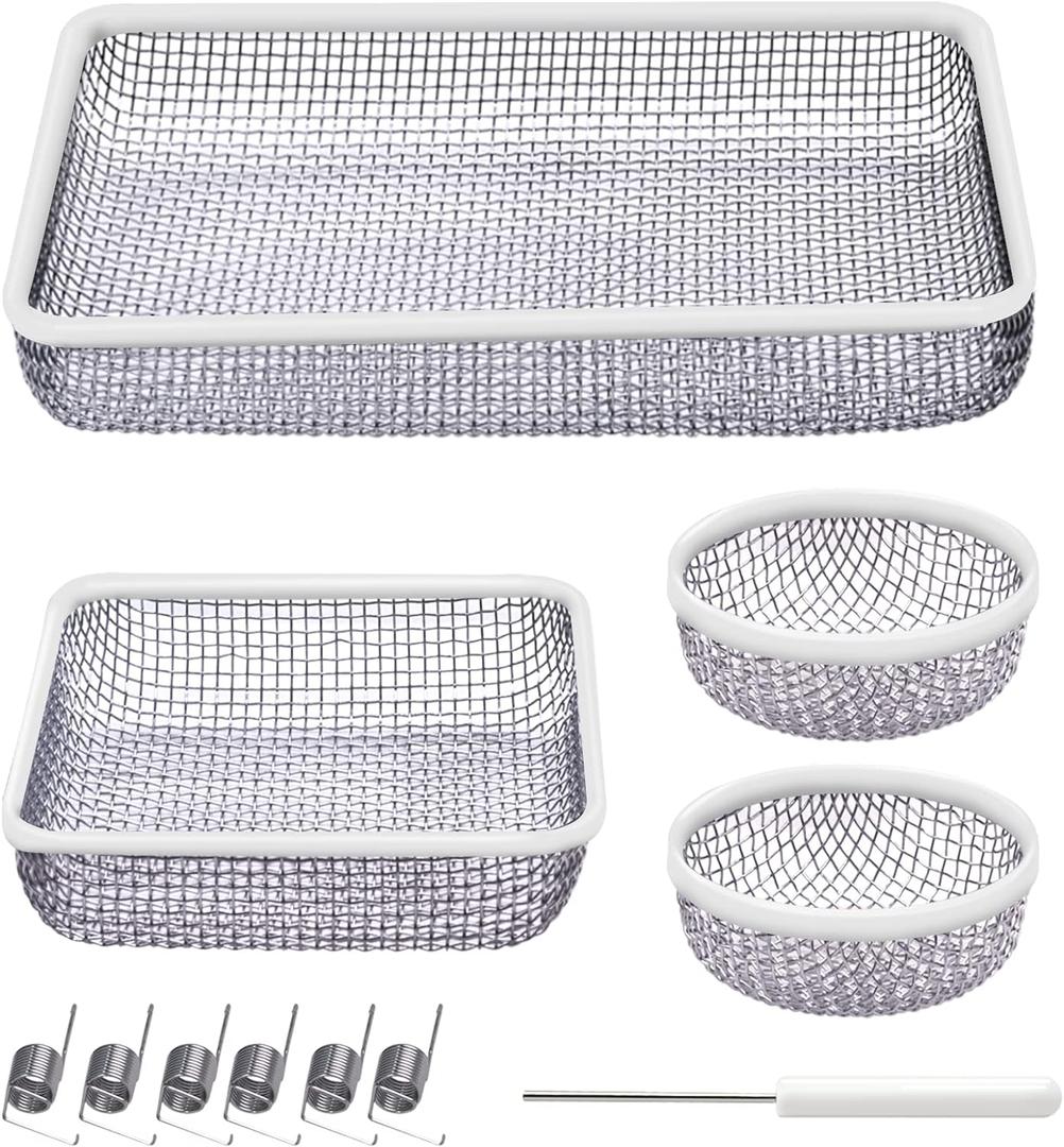 Eazy2hD 4 Pack Flying Insect Screen for RV Refrigerator Vents, RV Furnace Vent Cover,RV Furnace Bug Screen for Camper Vents