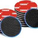 Heavy Duty Hook and Loop Strips with Super Adhesive, Heat-Resistant & Waterproof, Car Outdoor Indoor Use (22in*18Pcs), 1.2" X 3.2"