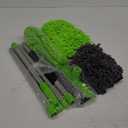 62'' Car Wash Brush with Long Handle Car Wash Mop Mitt Chenille Car Cleaning Kits Windshield Window Squeegee Car Duster Microfiber Towel Gloves for Cars RV SUV Truck 11PCS