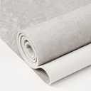 Hiksuky Suede Auto Headliner Fabric 120" L × 60" W with Foam Backing - Grey Interior Replacement Material for Car/Truck/SUV/RV Roof, Tube Packaging - Home Repair/DIY Headliner Material
