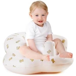 Inflatable Baby Seat for Baby 3 Months and Up, Inflatable Baby Chair with Built-in Pump，Baby Seats for Infants for Sitting Up