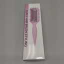 Curly Hair Brush, Curl Defining Brush with Soft Boar Bristles Detangling Tangled Glides, Wide-Teeth Design Effortlessly Shaping & Defining Curls, Curling Definer for Wet & Dry Hair (Pink)