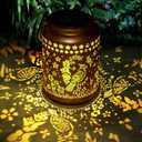 Cardinal Solar Lantern Outdoor Cardinal Decor Garden Decor Waterproof Light Hanging Solar Lights Yard Decor, Christmas Gifts, Gifts for Women, Gifts for Mom, Gifts for Grandma