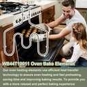 WB44T10011 Oven Heating Element Compatible with Ge Spectra Oven,Oven Replacement Parts,3410W Stove Element Replacement