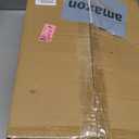 2-Light Bathroom Light Fixtures, Brushed Nickel Vanity Lights, Double Wall Sconce with Flared White Fabric Shade, Modern Sconces Wall Lighting for Hallway Bedroom Stairway, VL837-BN-2