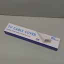 TV Cord Hider - 39in(3xL13in) Cord Covers for Wall Mounted TV Cable Hider Wall Kit | Wire Hiders for TV on Wall, Wire Covers for Cords, Cable Concealer Hide Cords, 1.5" W x 0.75" H, White (Large)