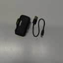 SUPRUS Waterproof 3 Modes of Flashlight Windproof Lighter Dual Arc Electric Rechargeable Dual Arc Plasma Lighters with Survival Emergency Whistle and Lanyard (Black)