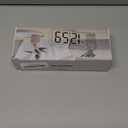 Peakeep Projection Alarm Clock for Bedroom Ceiling 180 Rotatable, Loud for Heavy Sleepers, Colorful Nightlight, 5 Brightness Dimmable Large Number Bedside Electric LED Digital Clock with USB Port (Red Digits; Red Projection)