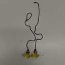 PATIKIL Ceiling Fan Pull Chain, 2 Pack 12" Decorative Diamond Pendant Chain Extender Charm Extension Pull String for Ceiling Fans Light Lamp, Yellow