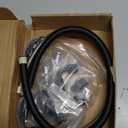 PQY 25Inch 6AN Power Steering Pump Hose Kit Compatible with Chevy C10 LS Swap Engine, High/Low Pressure Line with Leak-Proof Design Connect to GM Type II Power Steering Pump