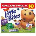 (Value Pack) Little Bites Blueberry Muffins, 10 individual packs, (1.5 oz each), Real Blueberries Mini Muffins, 15 oz Multipack (EXP 08/23/26)