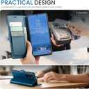 for Samsung Galaxy S26 Plus Case Wallet with RFID Blocking Card Holder, PU Leather Kickstand Protective Flip Phone Cover Fit for Galaxy S26 Plus 6.7", Blue