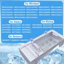 Refrigerator Ice Maker Assembly W11546935 Compatible with Whirlpool Kenmore Amana,Fits Models W11700250
