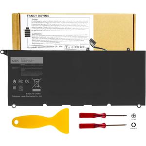 JD25G 90V7W 0N7T6 P54G 5K9CP JHXPY Laptop Battery Replacement for Dell XPS 13 XPS 13 9350 9343 XPS13 13D XPS13D 13-9343 13-9350 13D-9343 13D-9343-1708, 090V7W 0DRRP 0RWT1R RWT1R JHXPY53 05K9CP