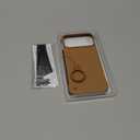 GRECAZO Magnetic Slim Case Fit for iPhone 17 Pro Max Phone Case 6.9"(2025) Ultra-Thin Lightweight Durable Frameless Matte Hard for MagSafe Cover Case with Pull Ring Shockproof Non Slip Rope-Mocha Brown