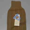 Queenmore XSmall Dog Sweater, Soft Knitted Dogs Sweater Christmas Clothing, Turtleneck Pullover Puppy Sweaters for Dogs, Cozy Pet Knitwear for Teacup, Chihuahua (Brown, XS) (Camel)