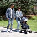 Delta Children 365 Plus Stroller - Lightweight Travel Stroller with Compact Fold, Iron
