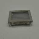 Jewelry Box Rings Case Earrings Organiser Necklace Storage Display Case Jewelry Box With Lid Gray