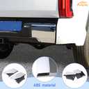Car Rear Bumper Protector Guard Cover Compatible with Toyota Tundra 2022-2026, Pickup Rear Side Bumper Corner Guard Edge Protection Anti-Collision Corners Patch Trim Covers ABS Exterior Accessories