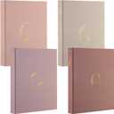 4 Pcs Aesthetic 3 Ring Binder Sturdy 1 Inch Cute Binder Fits 11" x 8.5" Letter Sized Paper for Women Men School Office Home Supplies Work Organize Paperwork, 4 Colors(Morandi)