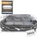 Moving Sofa Plastic Clear Couch Furniture Covers for Storage, Extra Large Moving Bags for Couch with Label, Waterproof and Dust Proof, Bag Open Size 92x 62 x 42 Inch