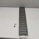 2 Pcs Black Air Vent Grille Cover 600mm x 50mm Aluminum Alloy Kitchen Air Vent Cover Cupboard Vents 24 x 2 Inch Fridge Vent Louvred Wall Vent Grille Ventilation Cover