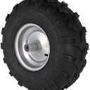 RedCap 19x7.00-8 Front Tire & Wheel Rim Assembly Pre-mounted for Coleman CT200U BT200X CT200UEX 196cc Hisun 200-3 200-7 Axis M200 Mini Bike with 6202RS Bearings